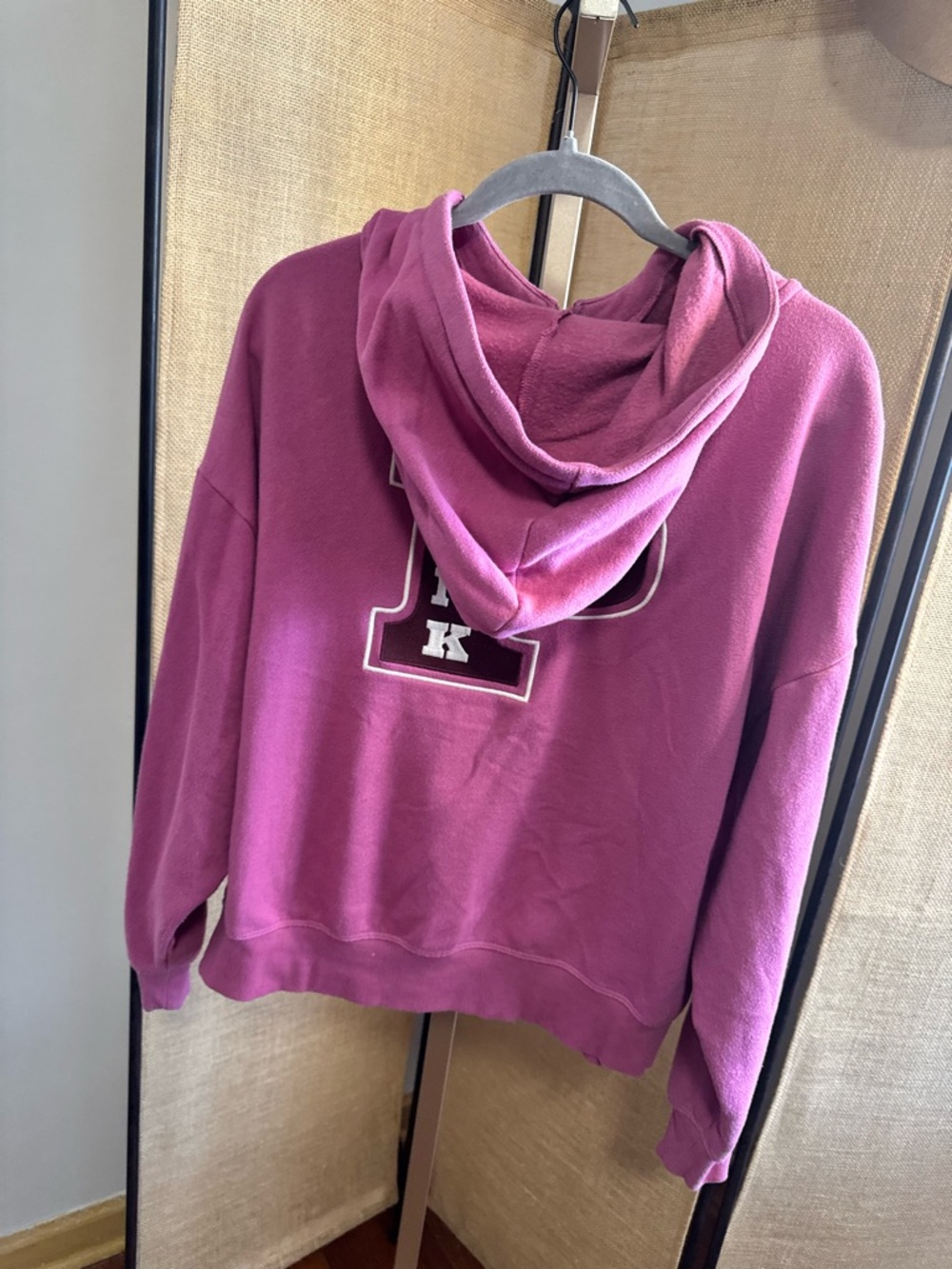 PINK Victoria Secret Zip-Up Hoodie in Bright Pink - Picture 5 of 7